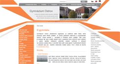 Desktop Screenshot of gymostrov.cz